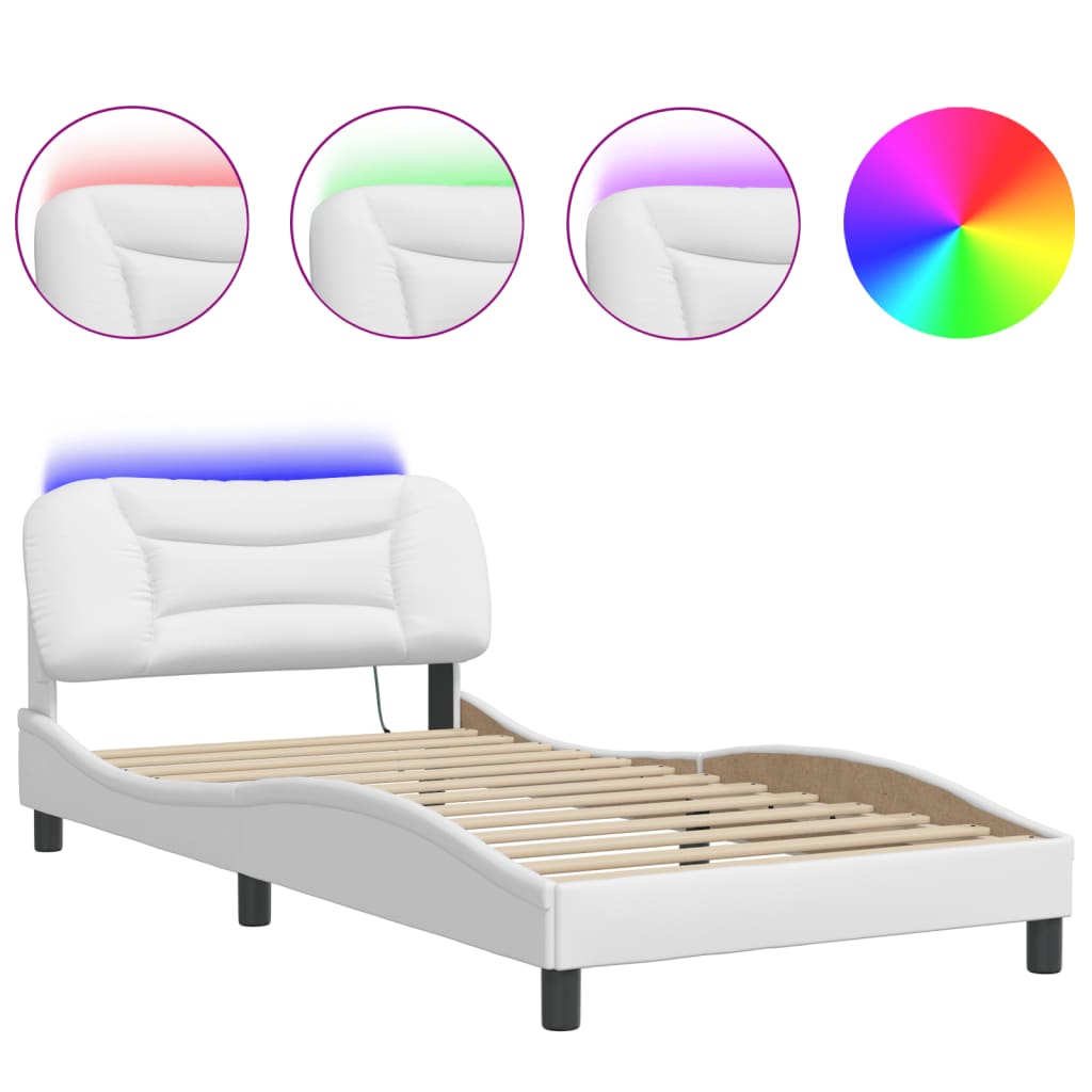 Bed Frame with LED without Mattress 