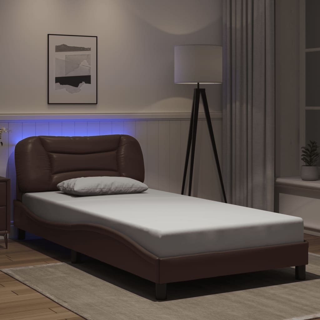 Bed Frame with LED without Mattress 