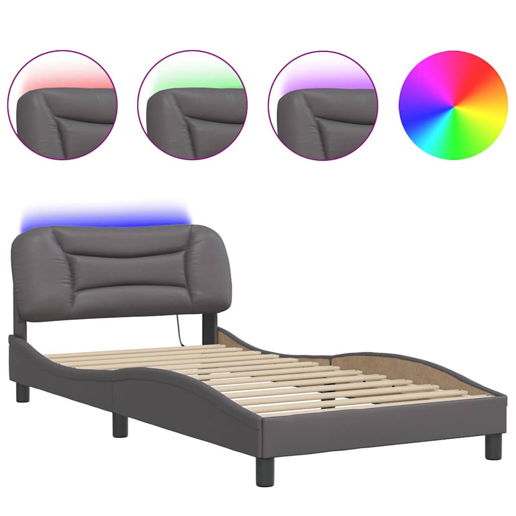 Bed Frame with LED without Mattress 