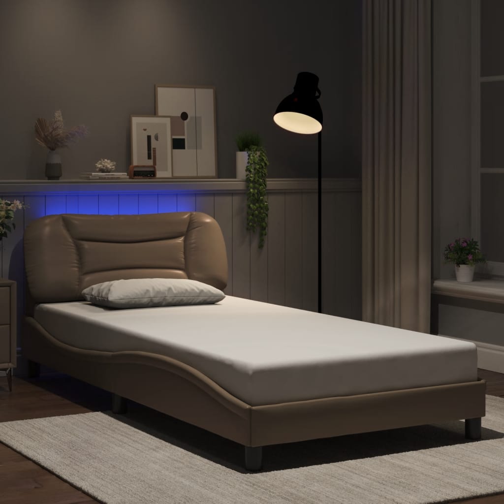 Bed Frame with LED without Mattress 