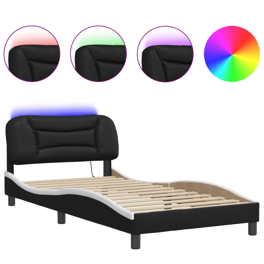 Bed Frame with LED without Mattress 