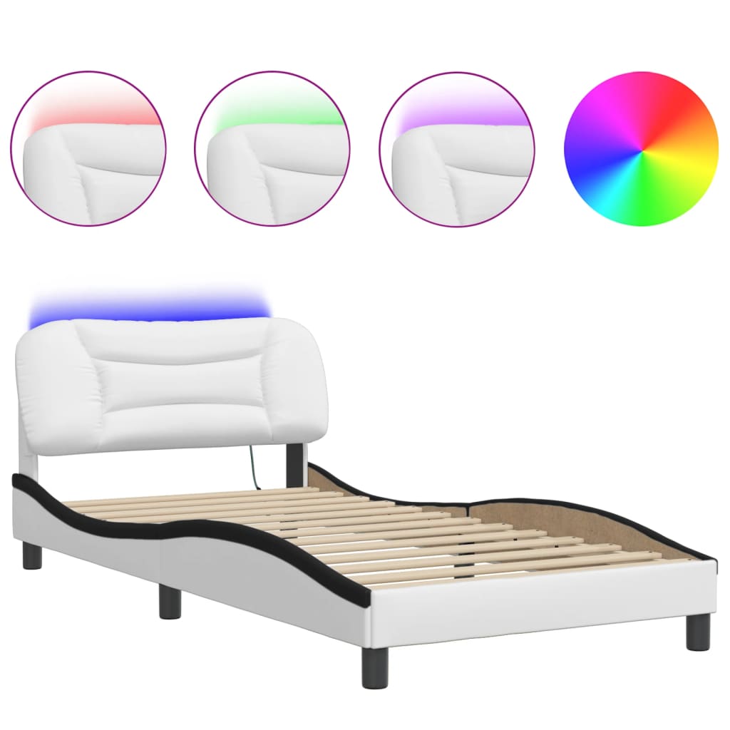 Bed Frame with LED without Mattress 
