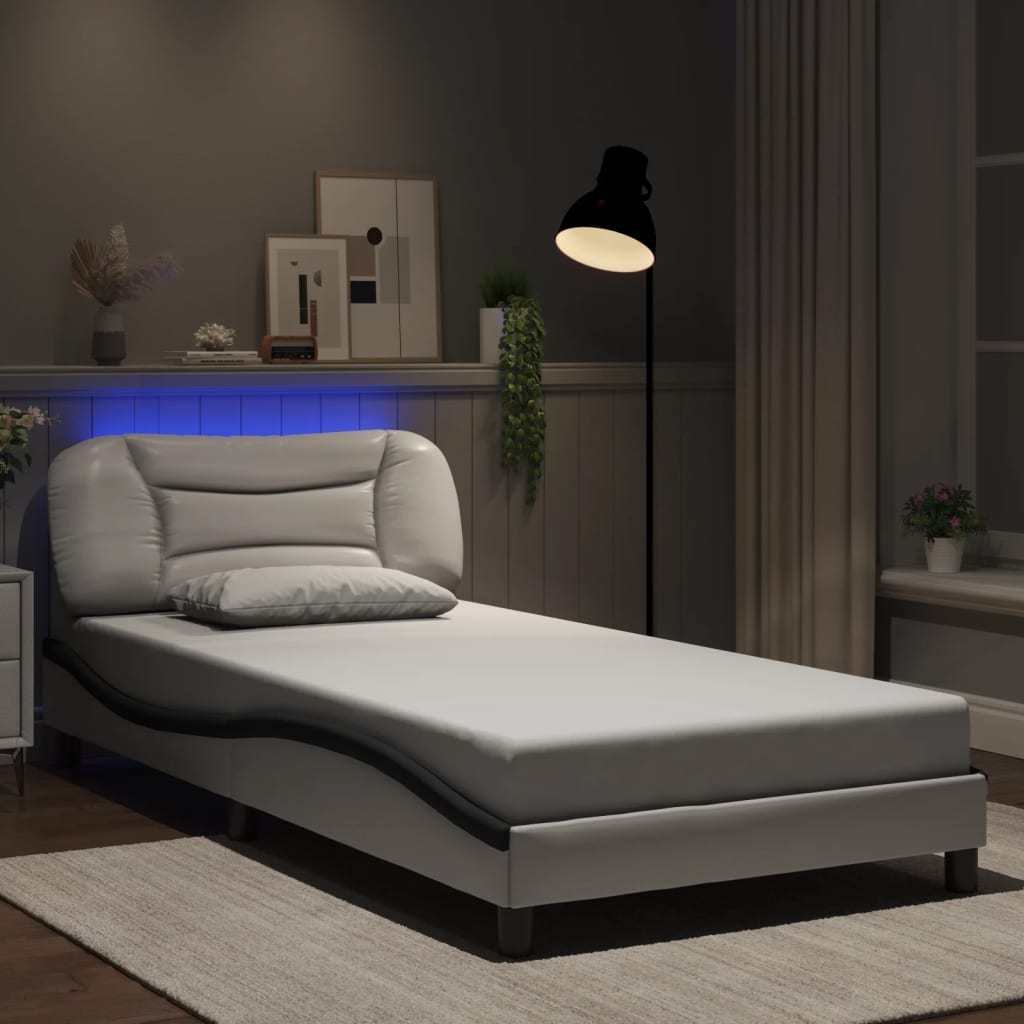 Bed Frame with LED without Mattress 