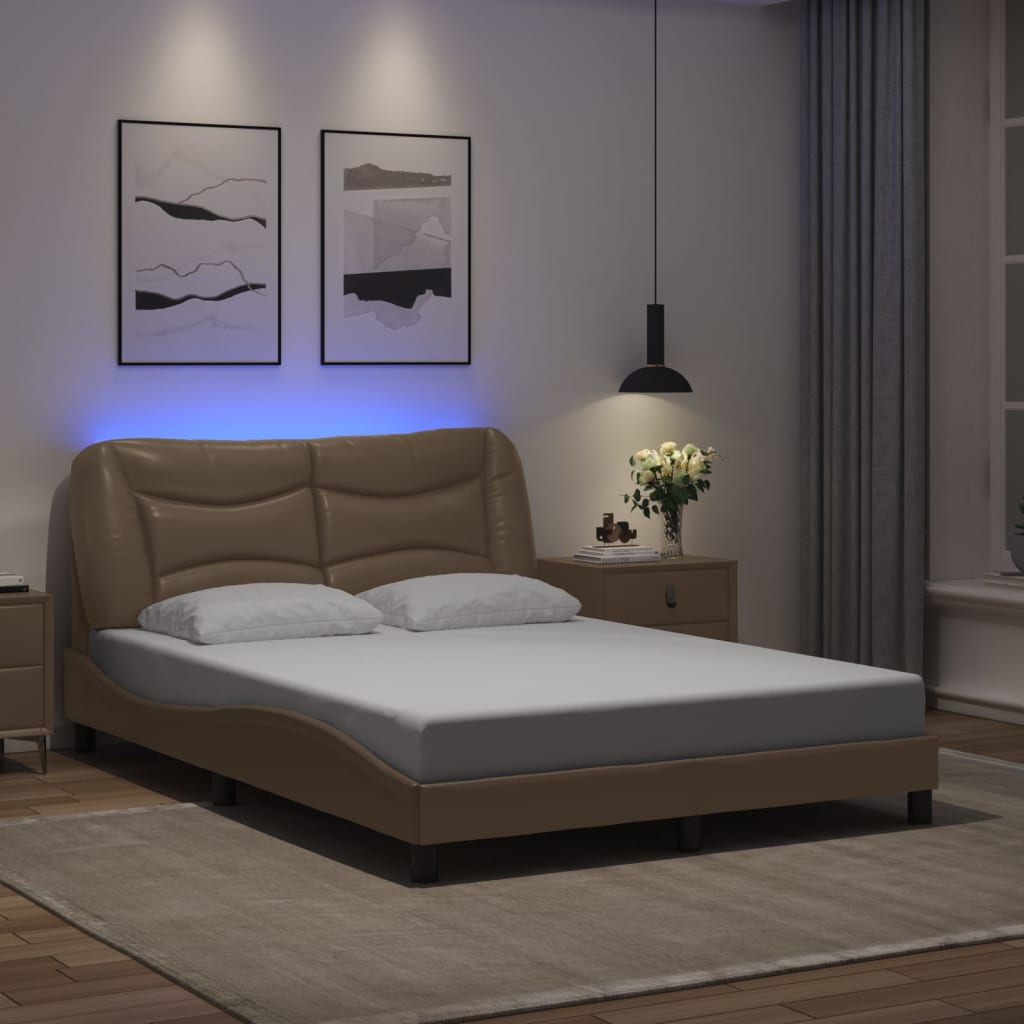 Bed Frame with LED without Mattress 