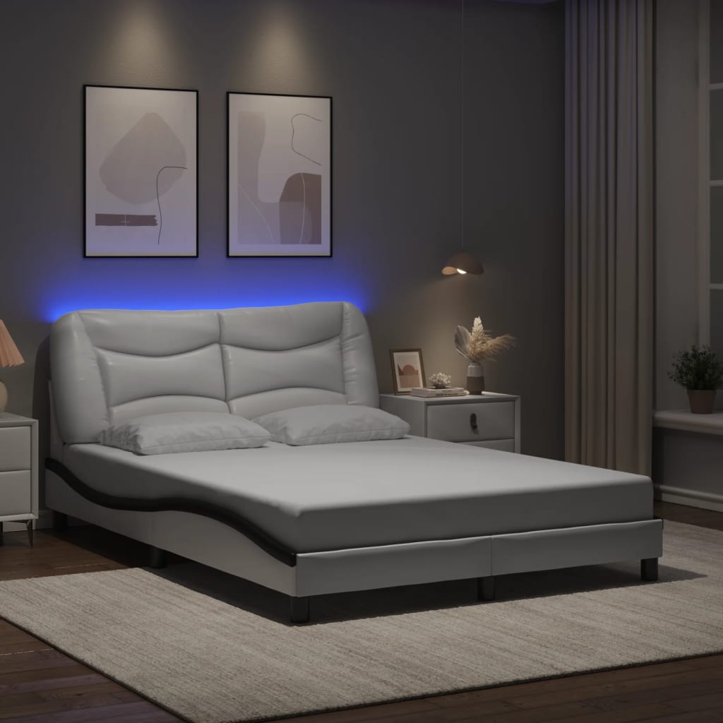 Bed Frame with LED without Mattress 