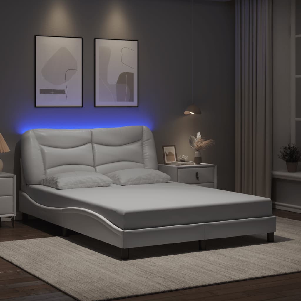 Bed Frame with LED without Mattress 