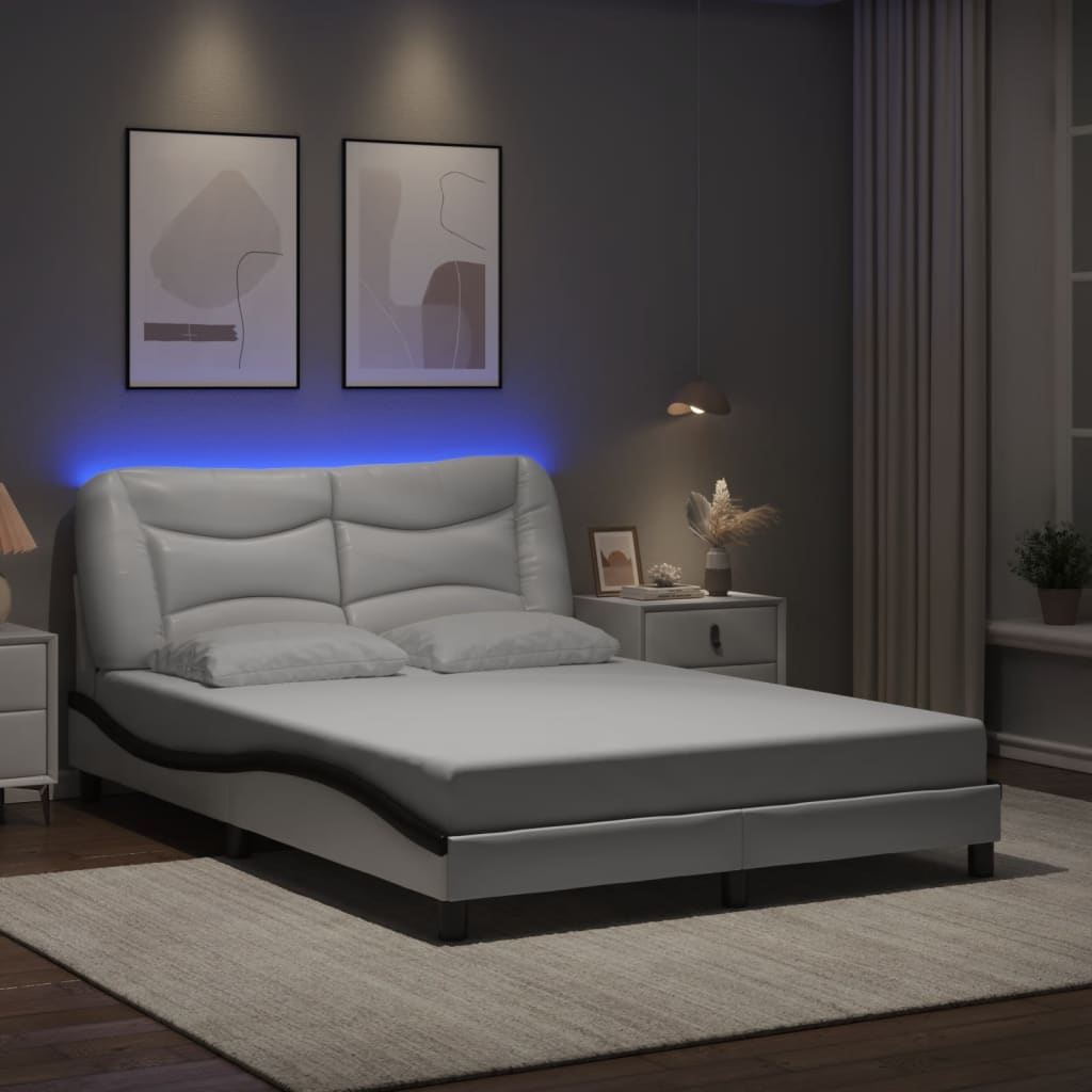 Bed Frame with LED without Mattress 
