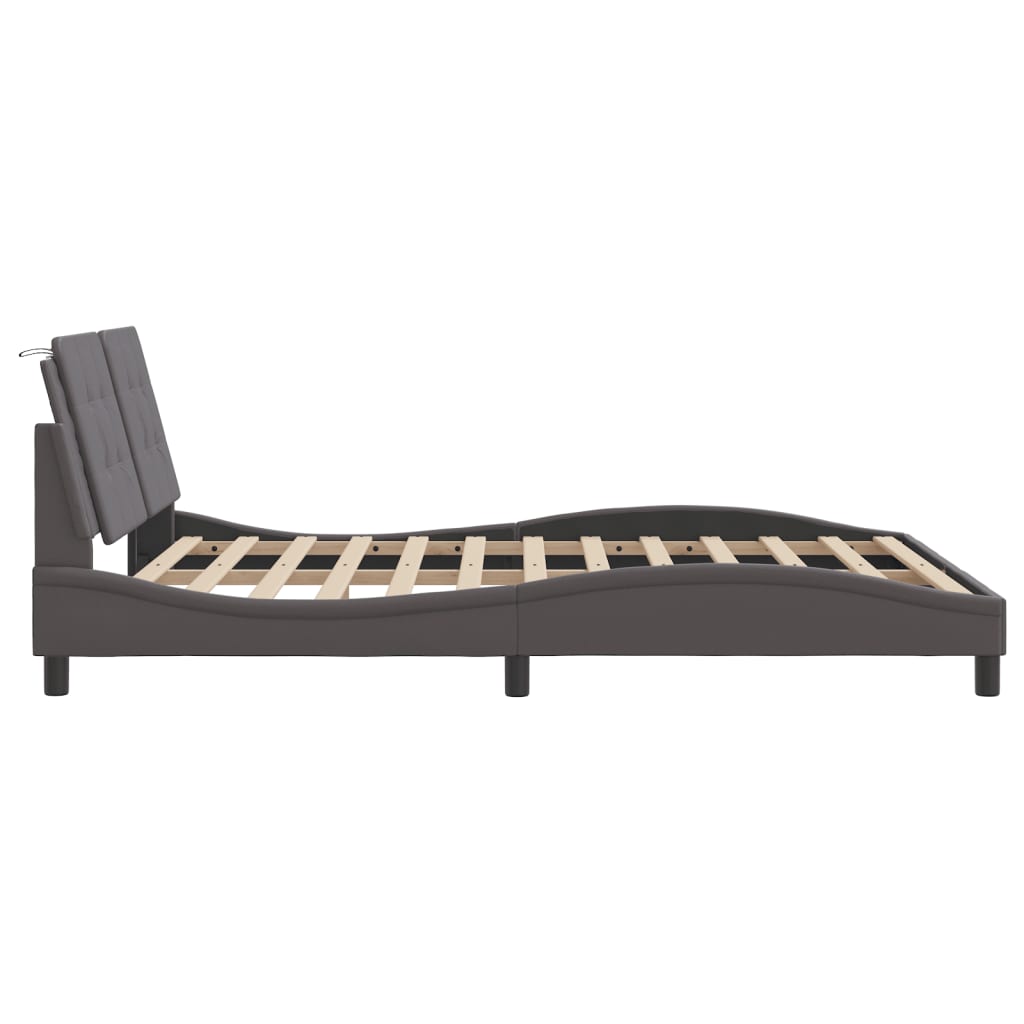 Bed Frame with LED without Mattress 