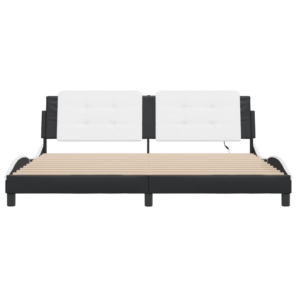 Bed Frame with LED without Mattress 