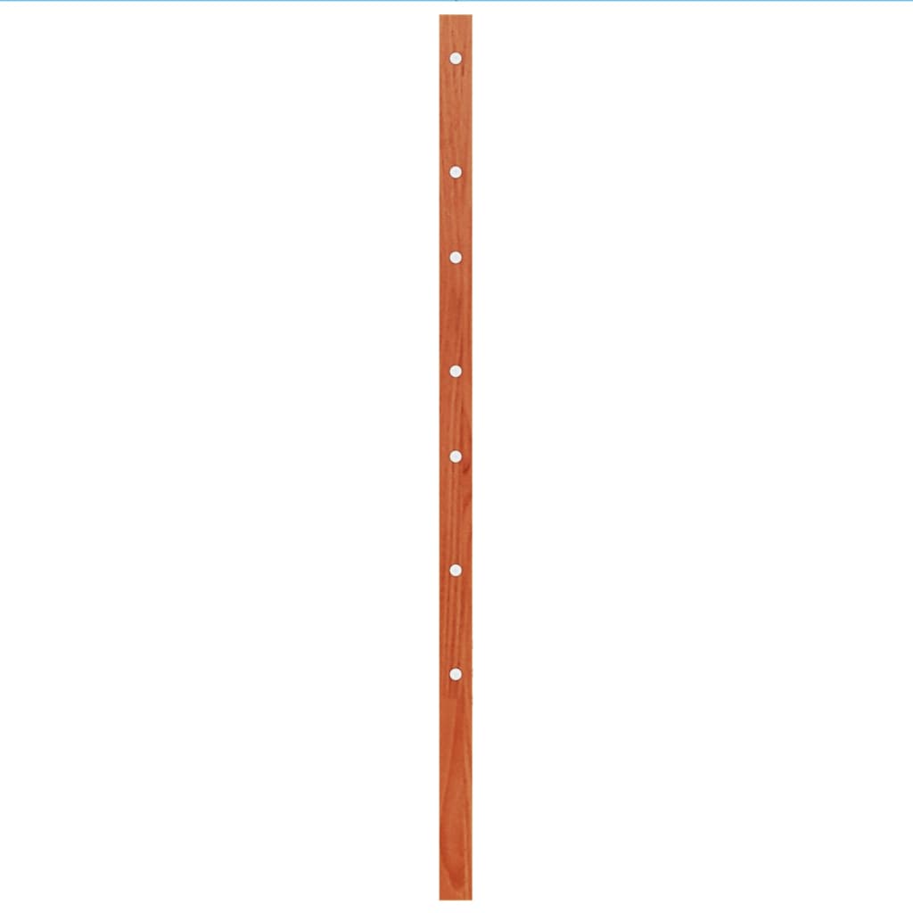 Headboard Wax Brown 100 cm Solid Wood Pine