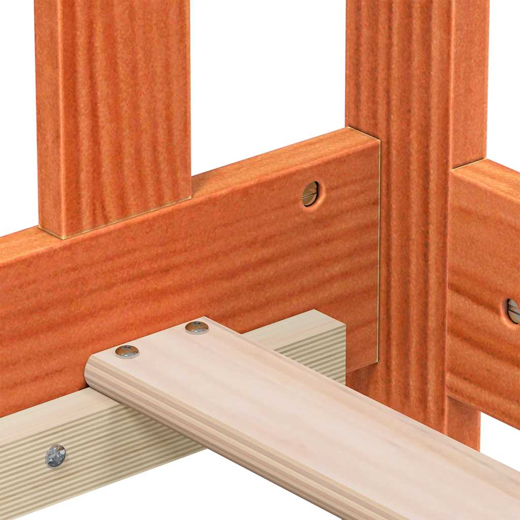 Day Bed without Mattress Wax Brown 80x200 cm Solid Wood Pine