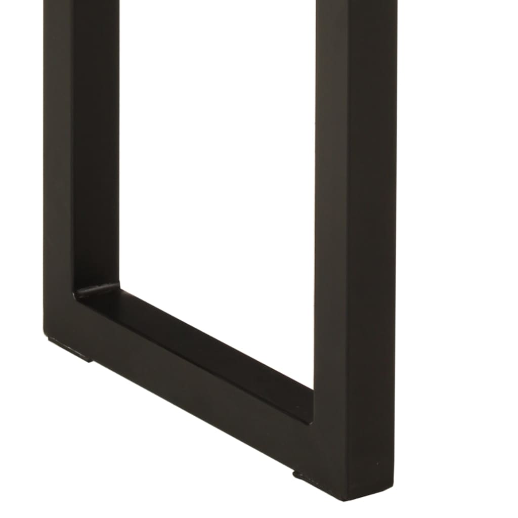 Console Table with Live Edge 105x33x76 cm Solid Wood Mango