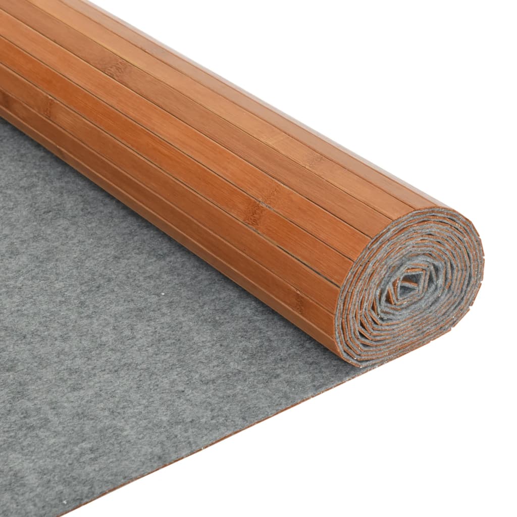 Room Divider Brown 165x400 cm Bamboo