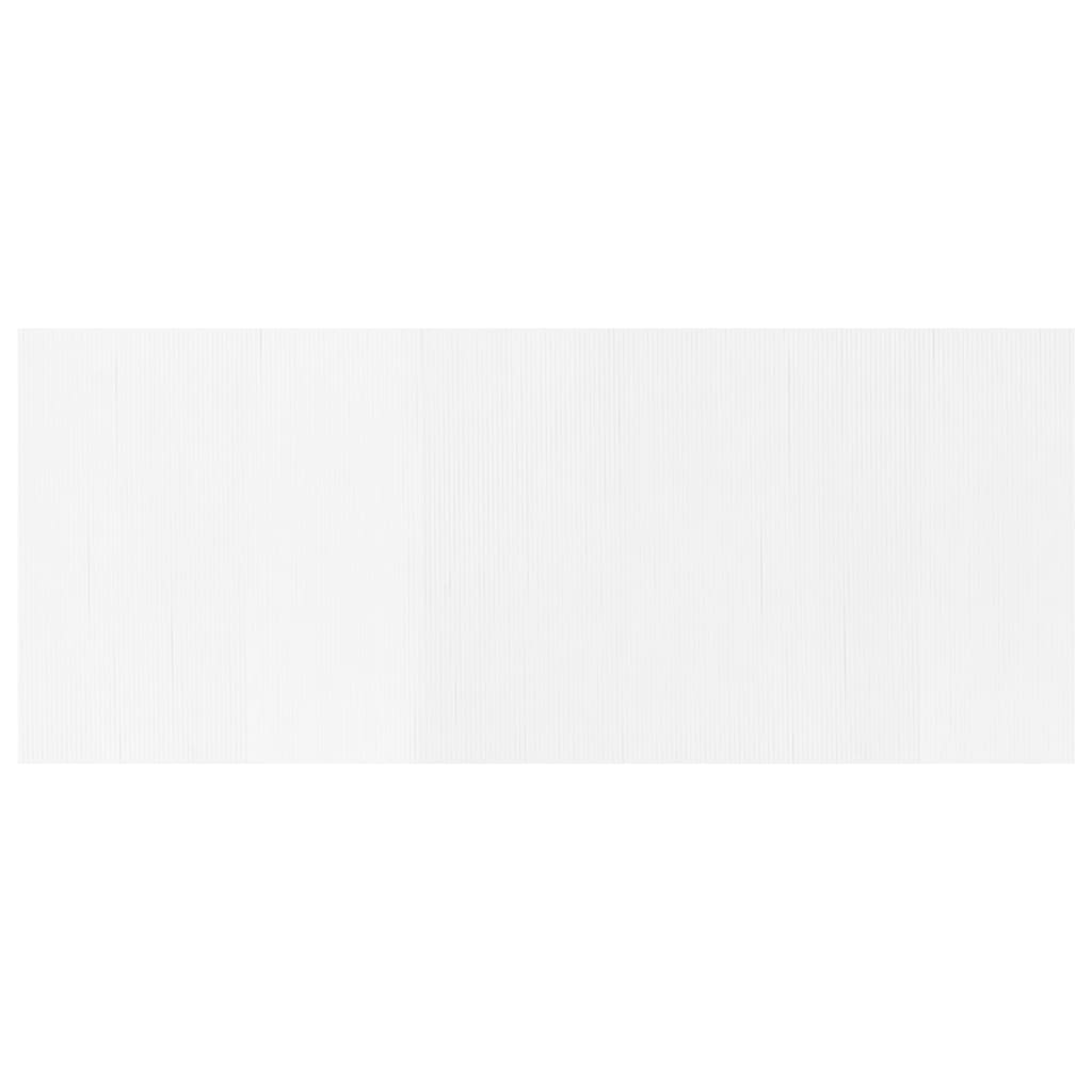 Room Divider White 165x400 cm Bamboo