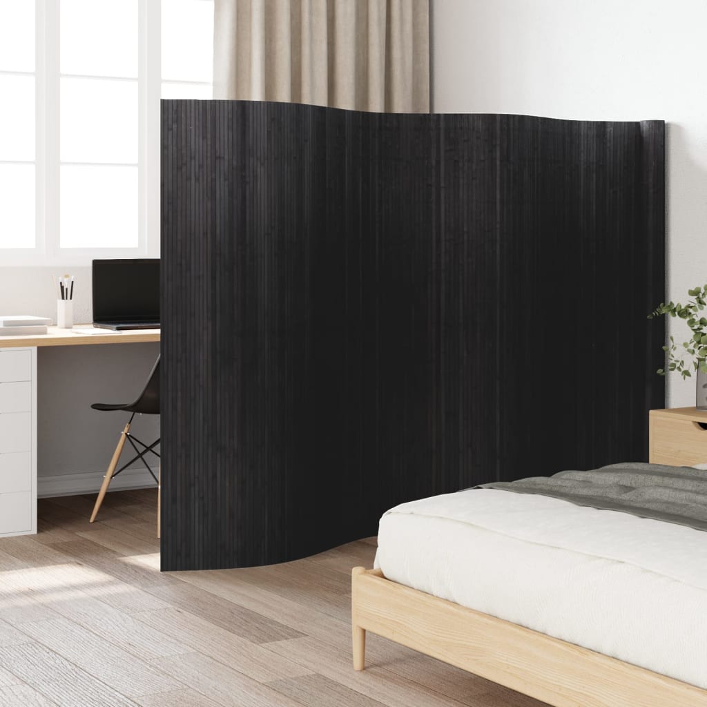 Room Divider Grey 165x600 cm Bamboo