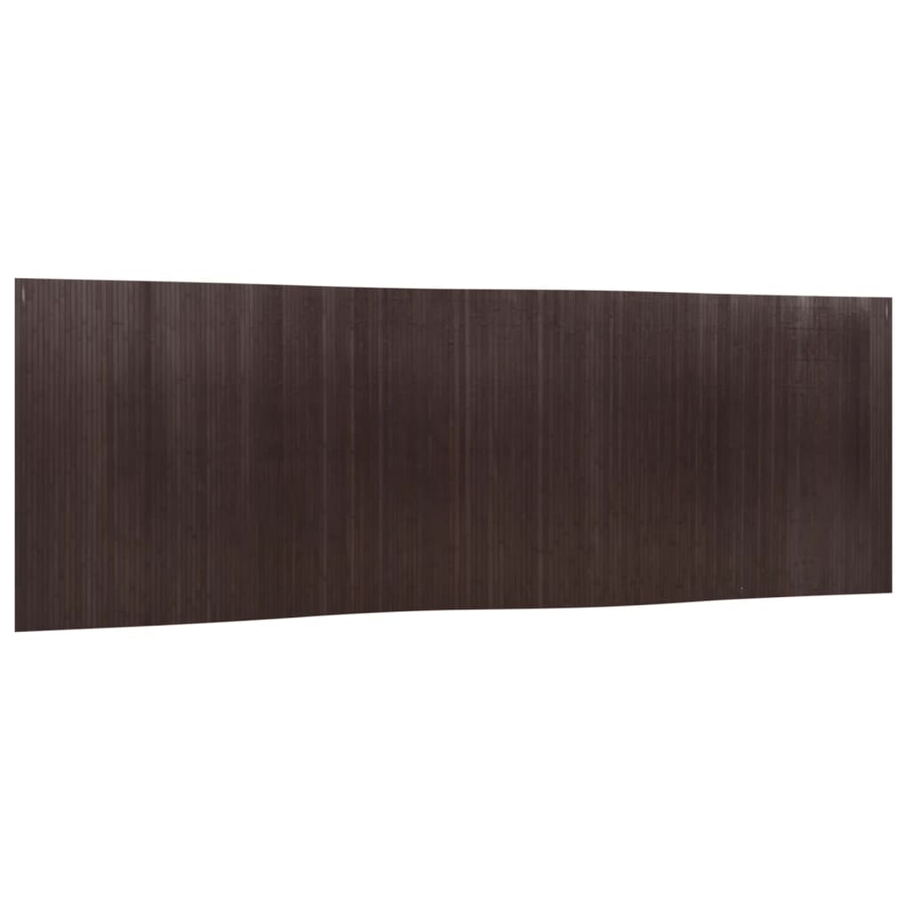 Room Divider Dark Brown 165x600 cm Bamboo
