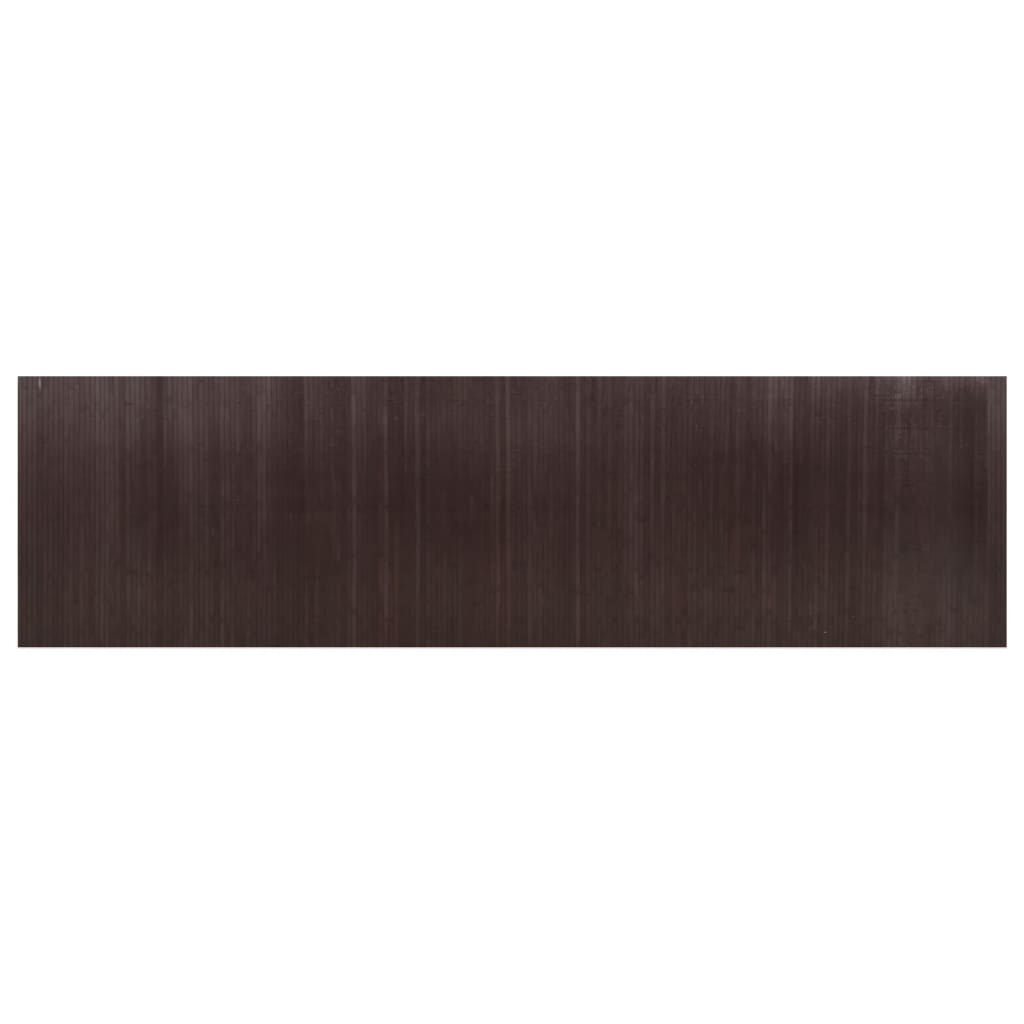 Room Divider Dark Brown 165x600 cm Bamboo
