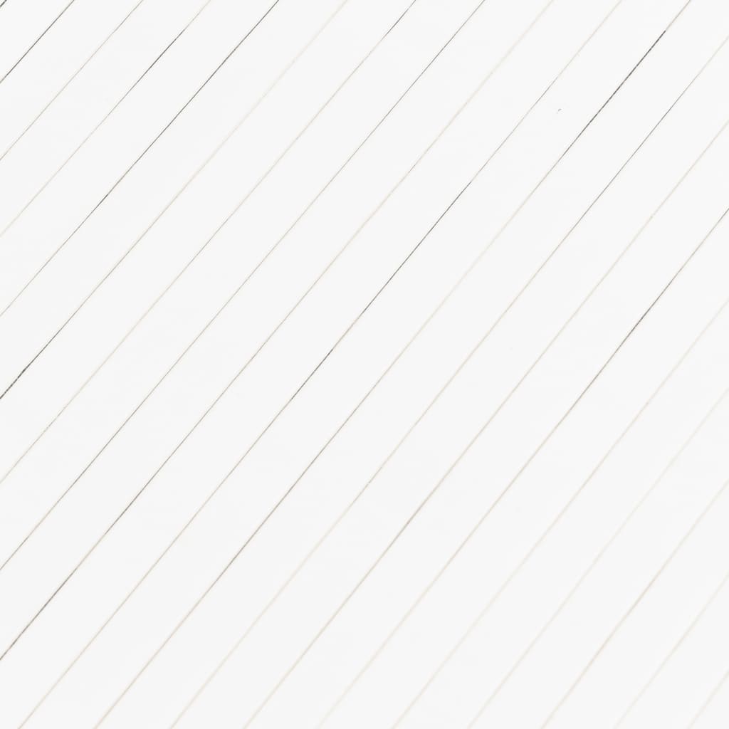 Room Divider White 165x600 cm Bamboo