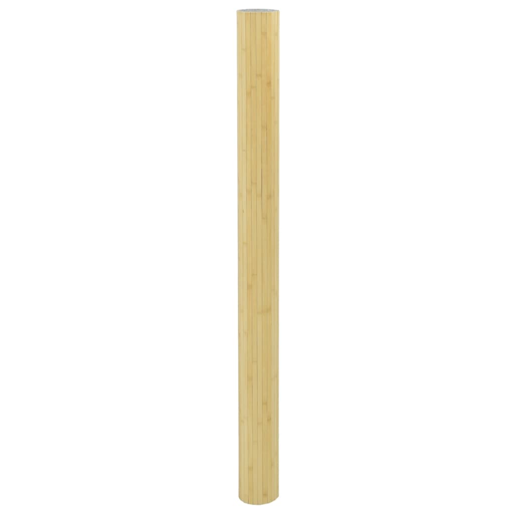 Room Divider Light Natural 165x800 cm Bamboo