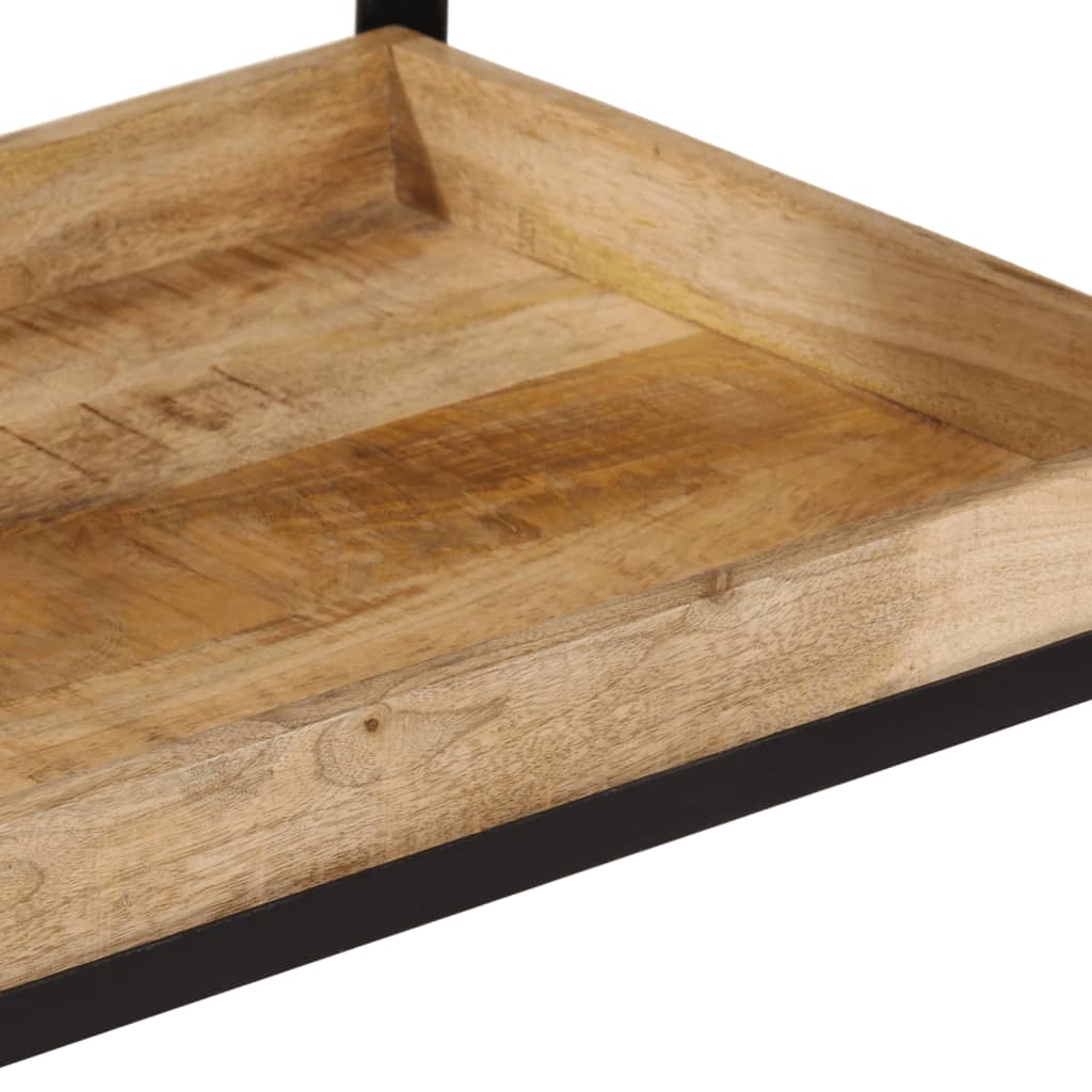 Kitchen Trolley 60x40x80 cm Solid Rough Wood Mango