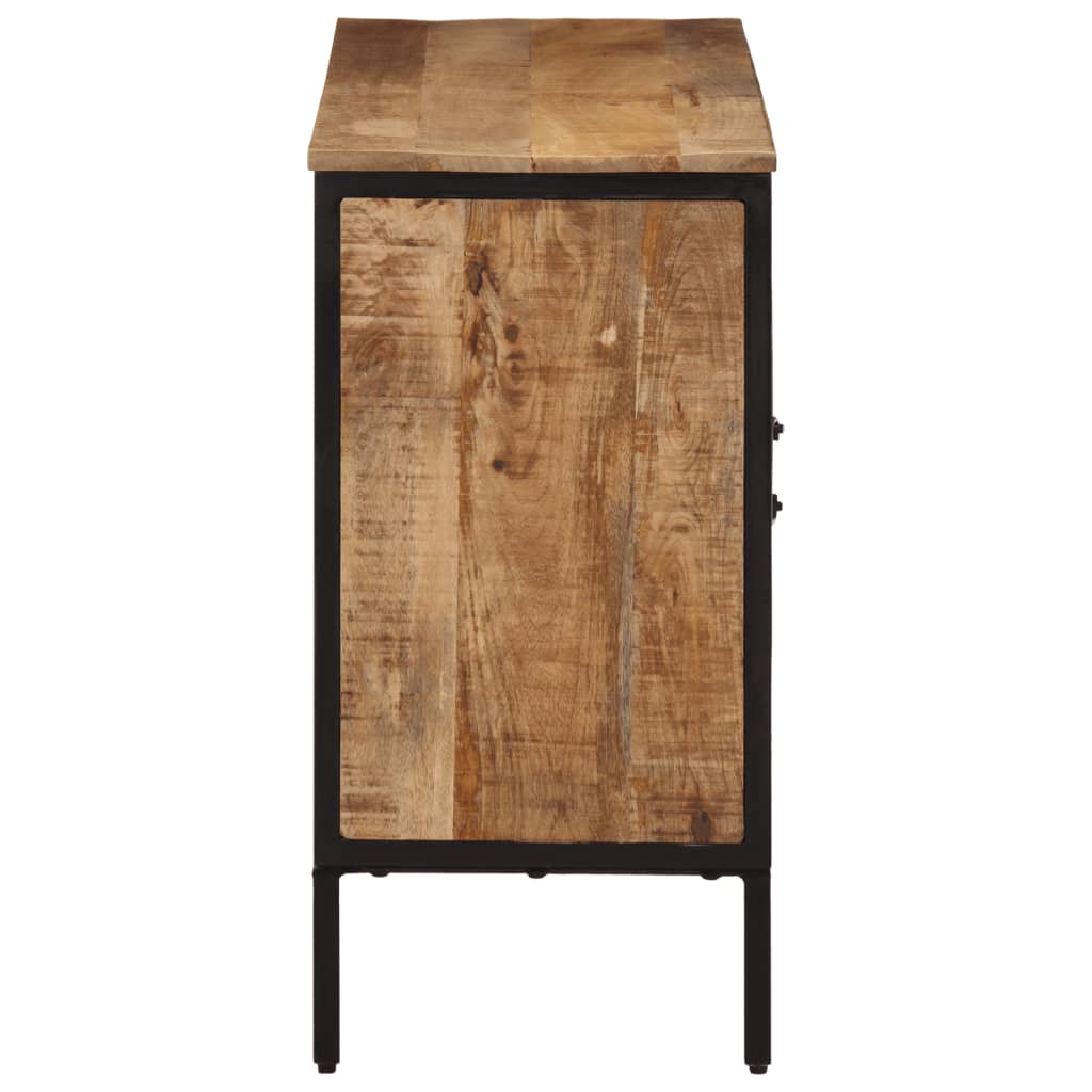 Sideboard 105x35x70 cm Solid Rough Wood Mango