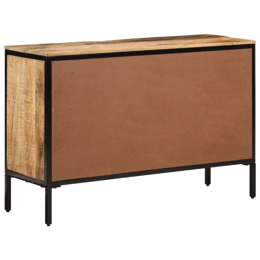 Sideboard 105x35x70 cm Solid Rough Wood Mango