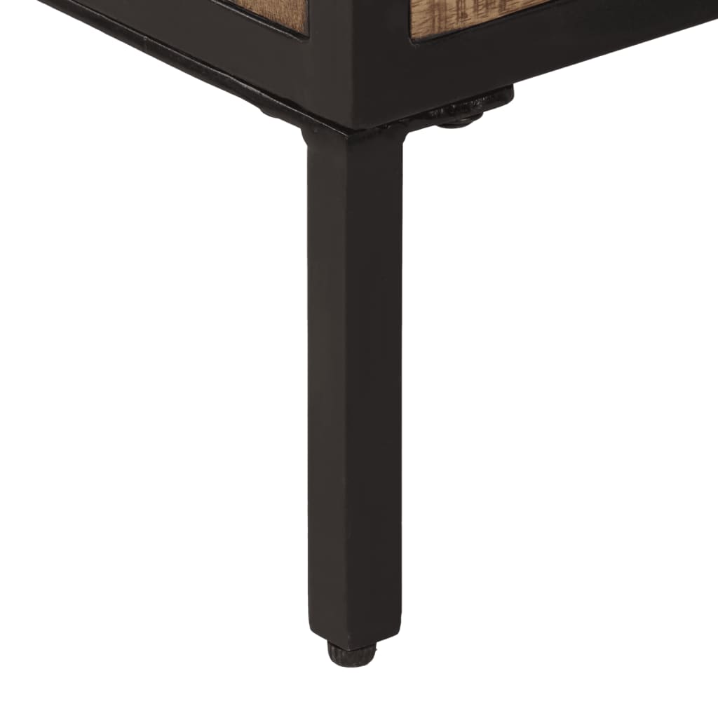 Sideboard 70x35x70 cm Solid Rough Wood Mango