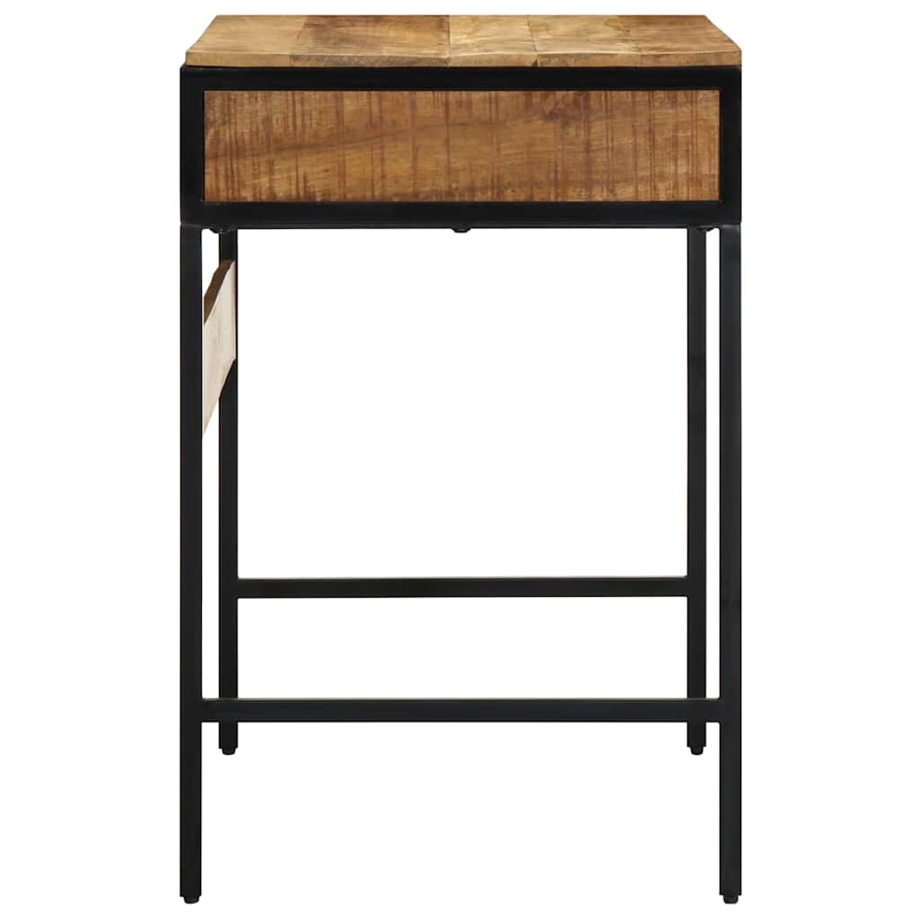 Writing Desk with Shelf Brown 80 x 50 x 75 cm Solid mango wood