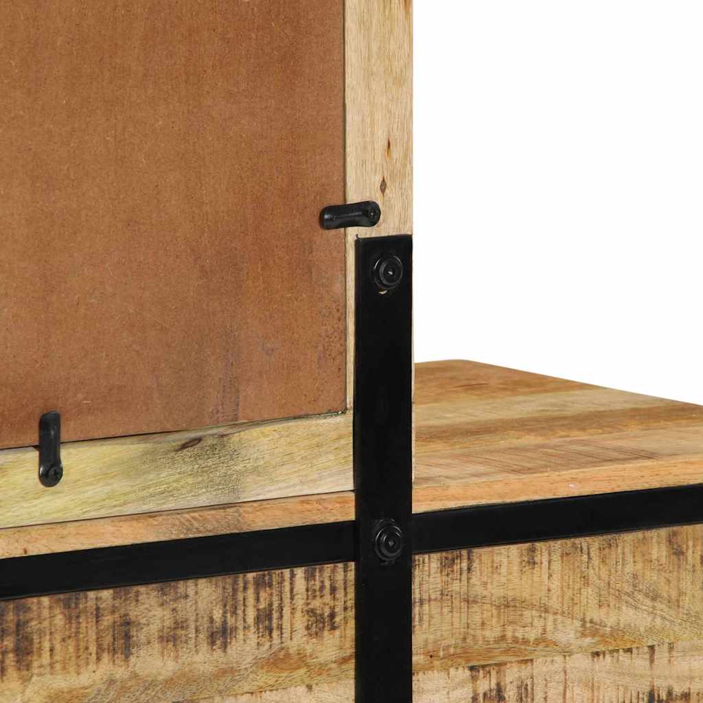 Dressing Table Brown 100 X 40 X 120 Cm Solid Mango Wood