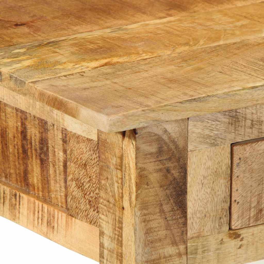 Dressing Table Brown 100 X 40 X 120 Cm Solid Mango Wood