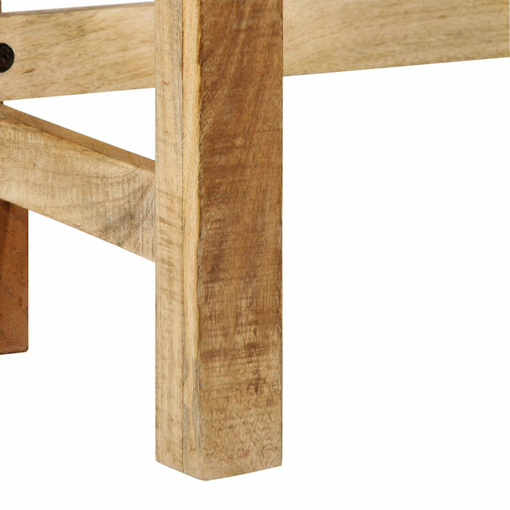 Dressing Table Brown 100 X 40 X 120 Cm Solid Mango Wood