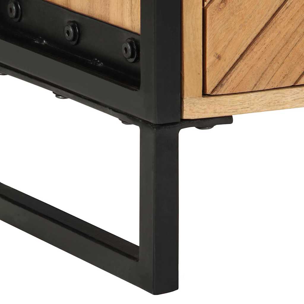 Bedside Cabinet Brown 40 x 30 x 50 cm Solid Acacia wood