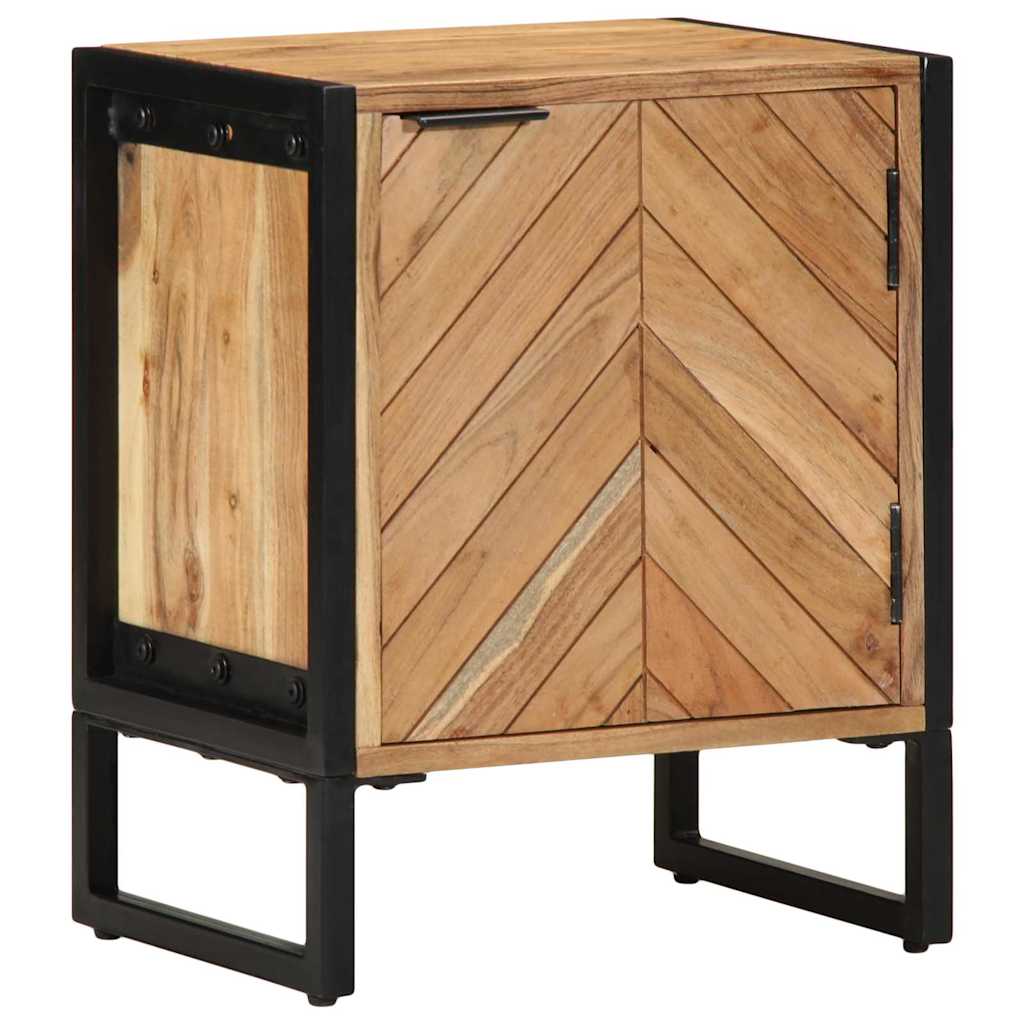 Bedside Cabinet Brown 40 x 30 x 50 cm Solid Acacia wood