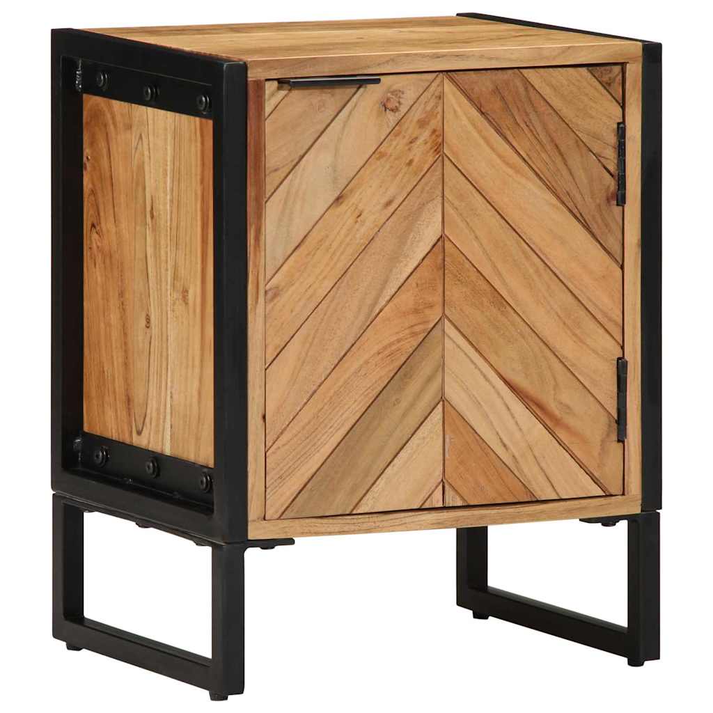 Bedside Cabinet Brown 40 x 30 x 50 cm Solid Acacia wood