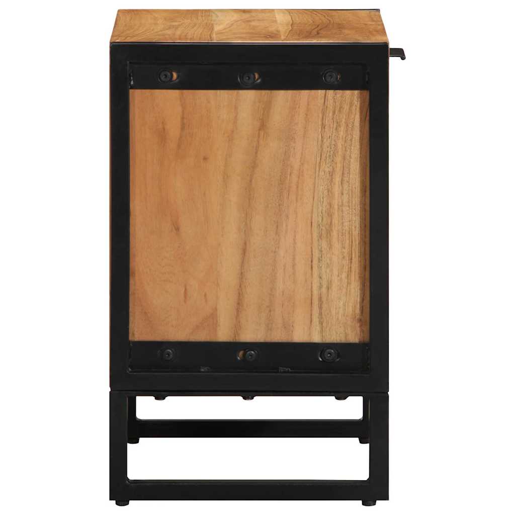 Bedside Cabinet Brown 40 x 30 x 50 cm Solid Acacia wood