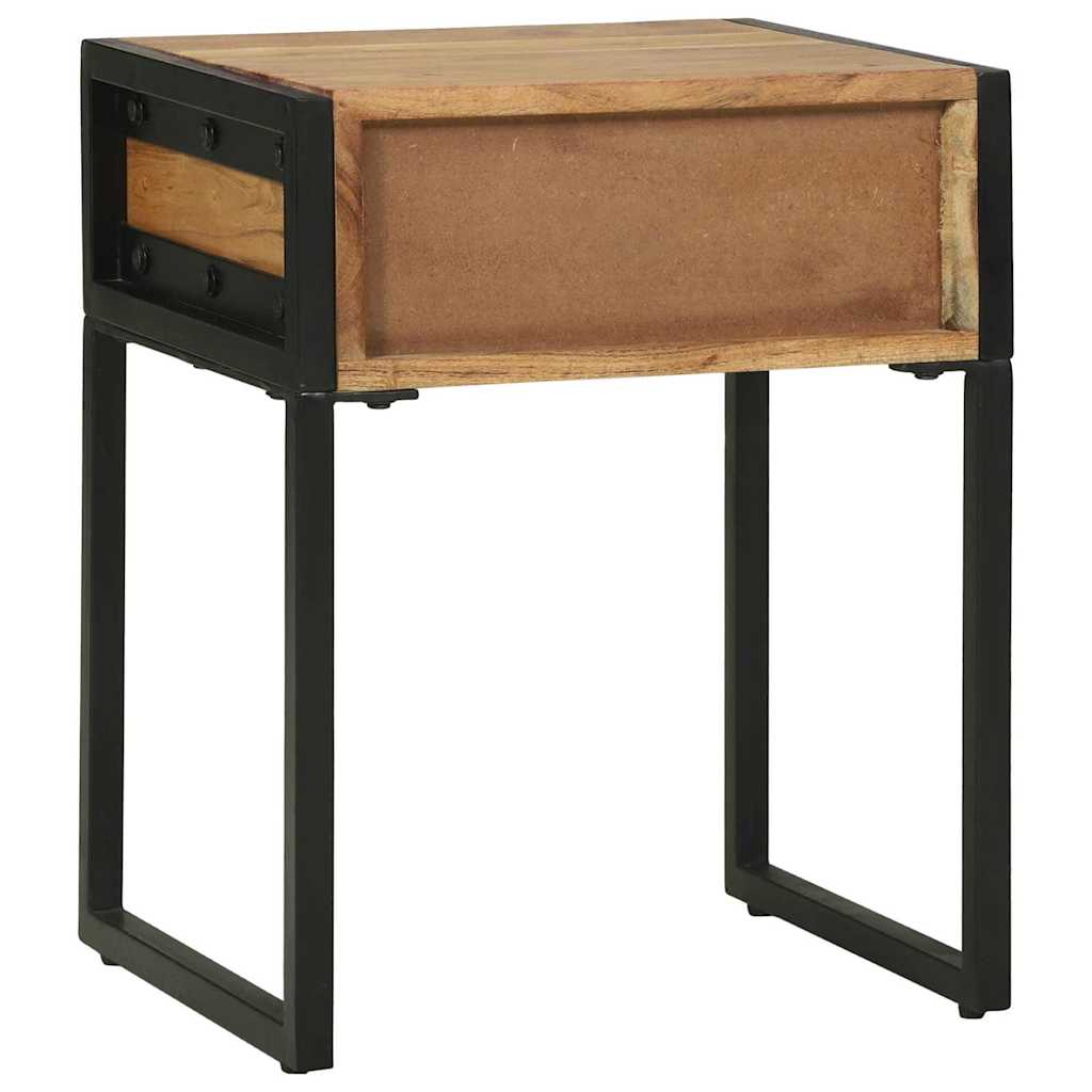 Bedside Cabinet Brown 40 x 35 x 50 cm Solid Acacia wood