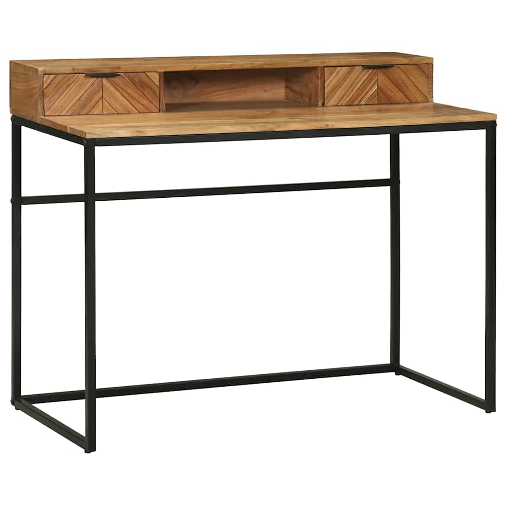 Desk with Drawer Brown 110 x 50 x 87 cm Solid Acacia wood