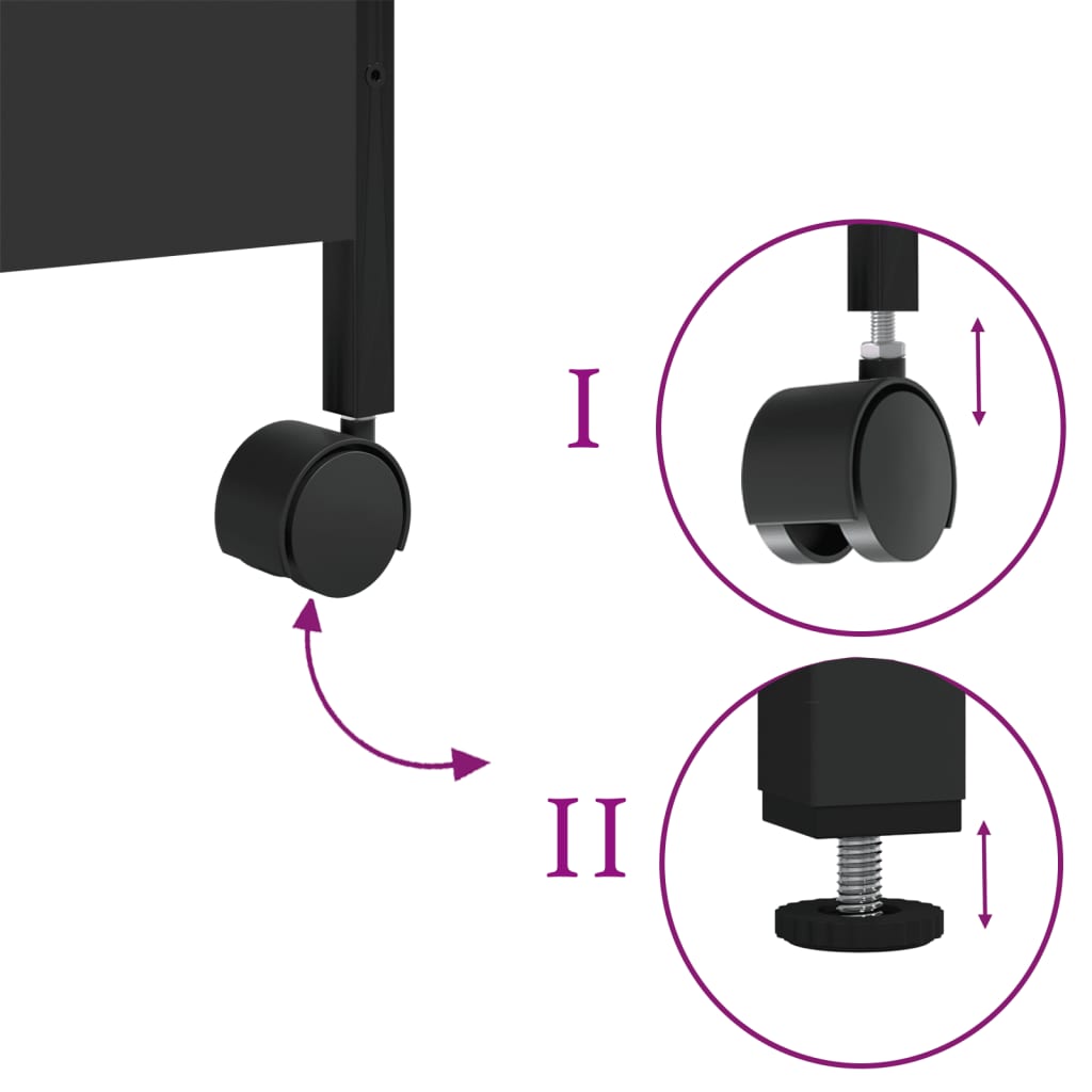 Kitchen Trolley Brown Oak 45x35x89.5 cm Engineered Wood