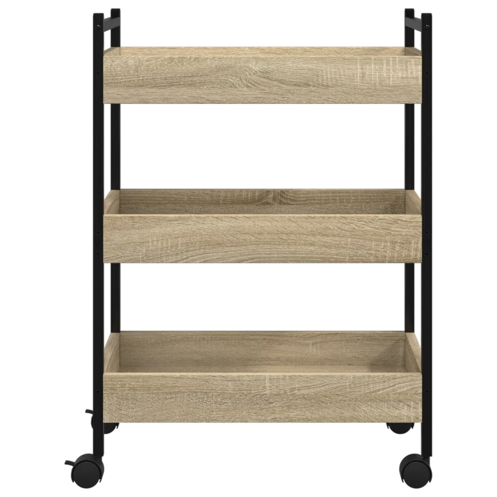 Kitchen Trolley Sonoma Oak 50x30x70 cm Engineered Wood