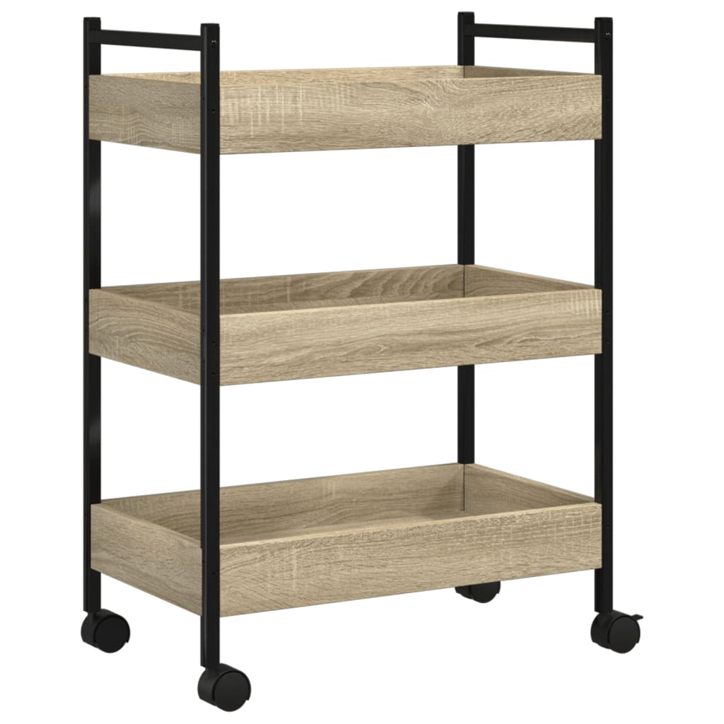 Kitchen Trolley Sonoma Oak 50x30x70 cm Engineered Wood