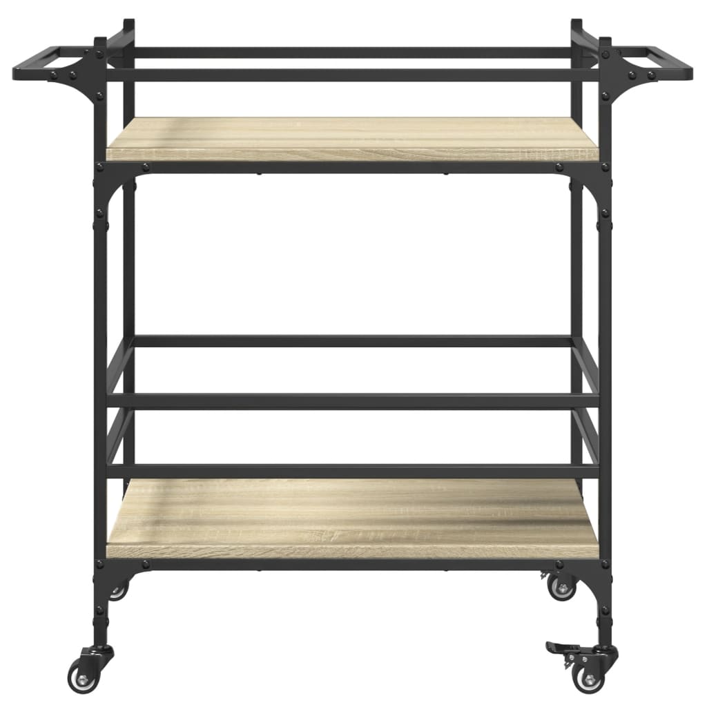 Kitchen Trolley Sonoma Oak 82x40x78.5 cm Engineered Wood