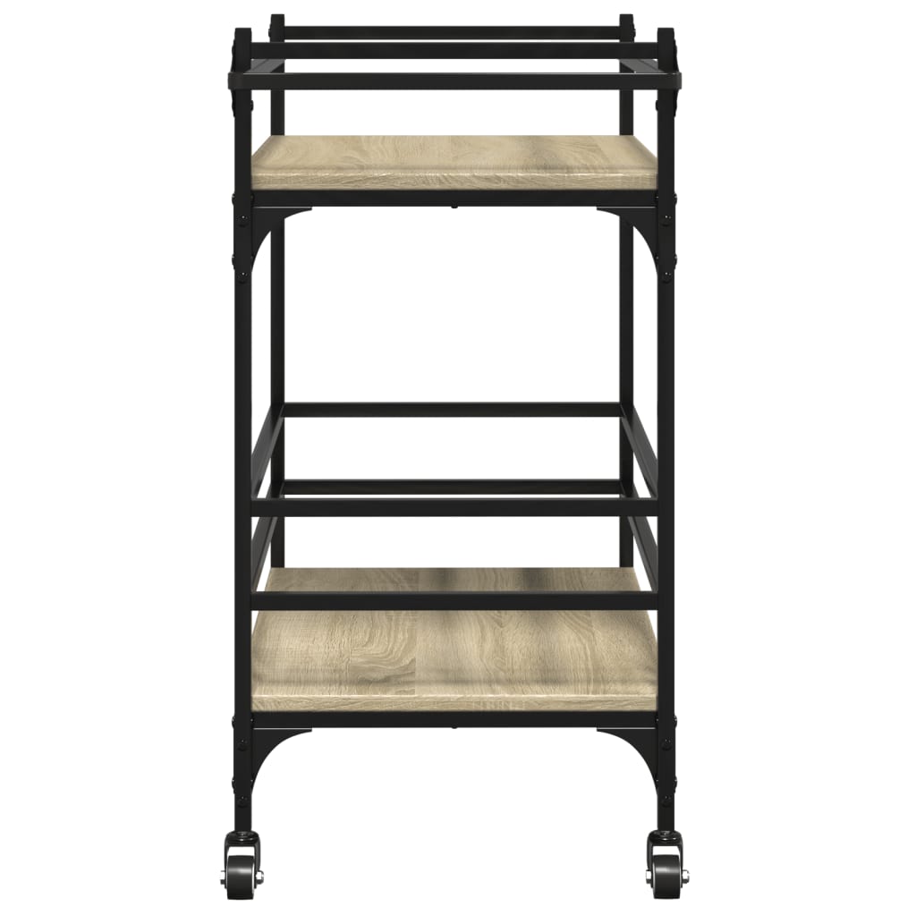 Kitchen Trolley Sonoma Oak 82x40x78.5 cm Engineered Wood