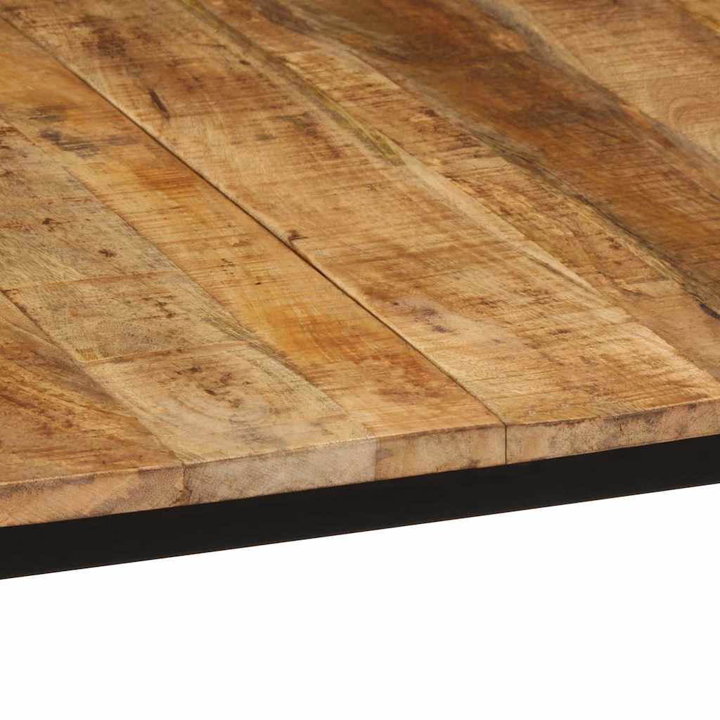 Dining Table 140x70x75 cm Solid Wood Rough Mango