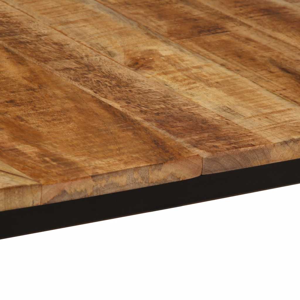 Dining Table 160x80x75 cm Solid Wood Rough Mango