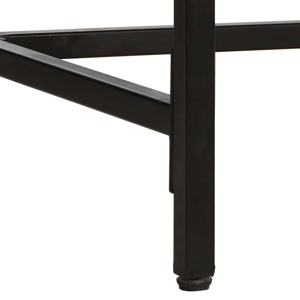 Dining Table 200x100x75 cm Solid Wood Rough Mango