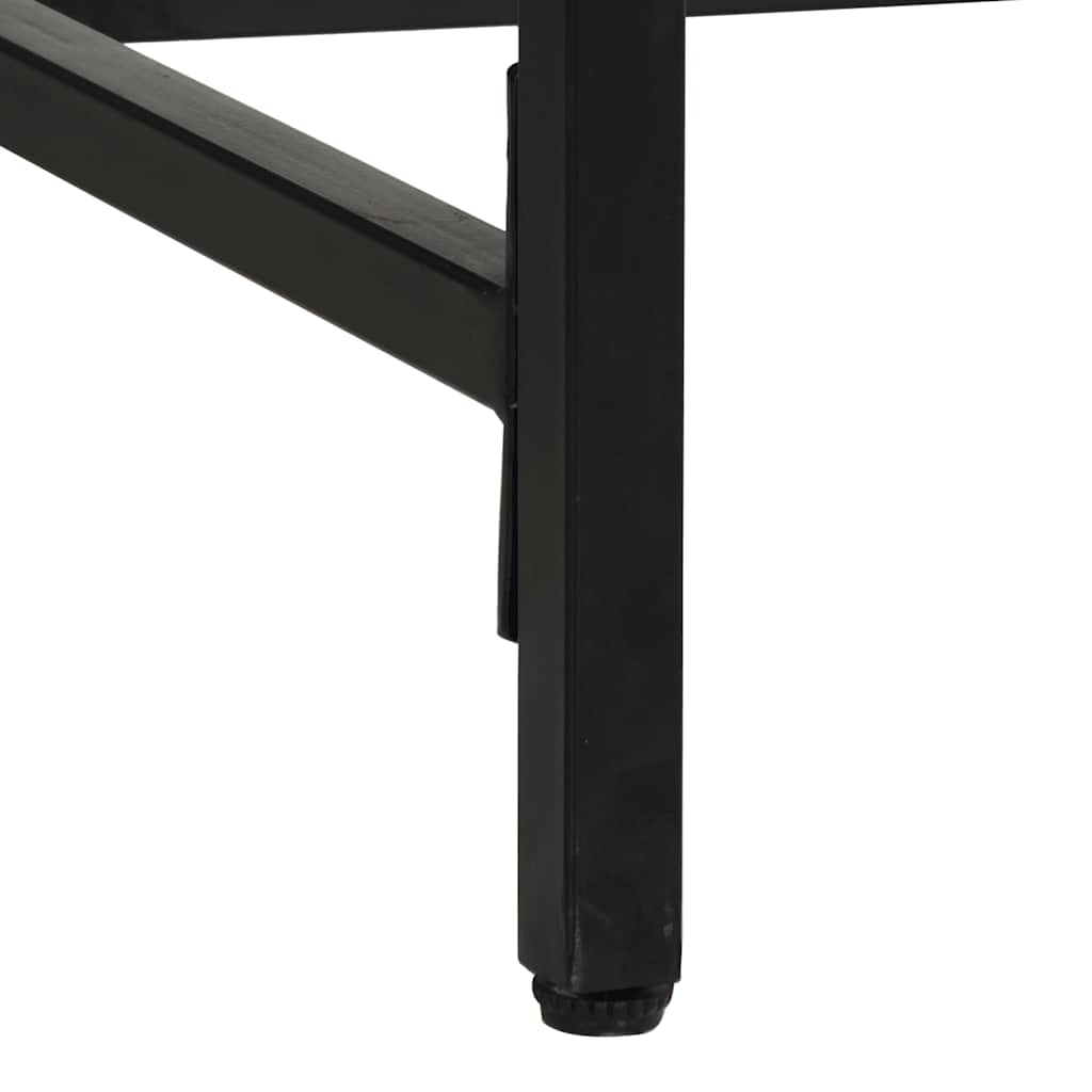 Dining Table 220x90x75 cm Solid Wood Rough Mango