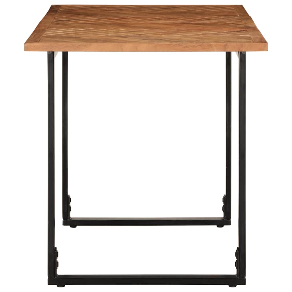 Dining Table 140x70x75 cm Solid Wood Acacia