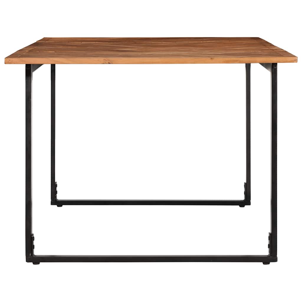 Dining Table 200x100x75 cm Solid Wood Acacia