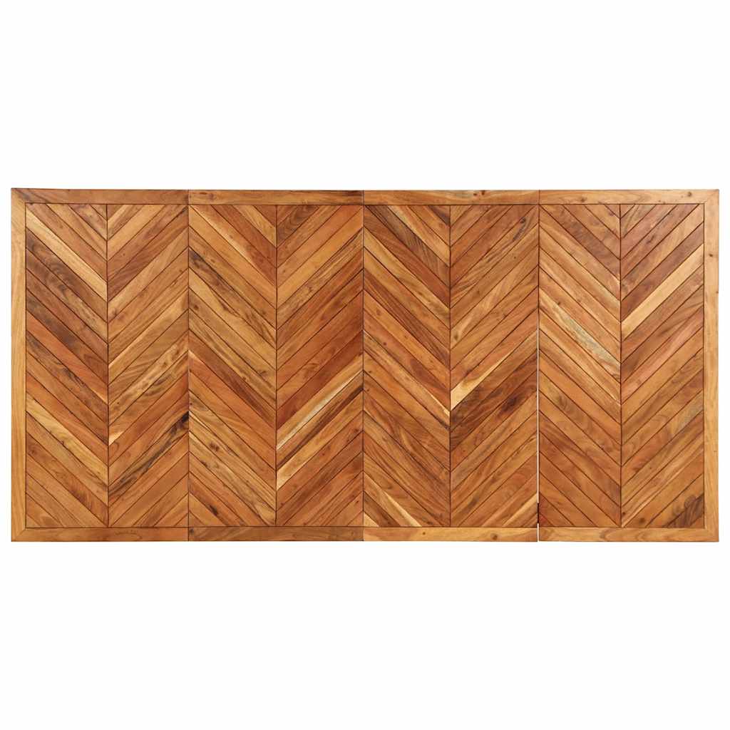 Dining Table 200x100x75 cm Solid Wood Acacia