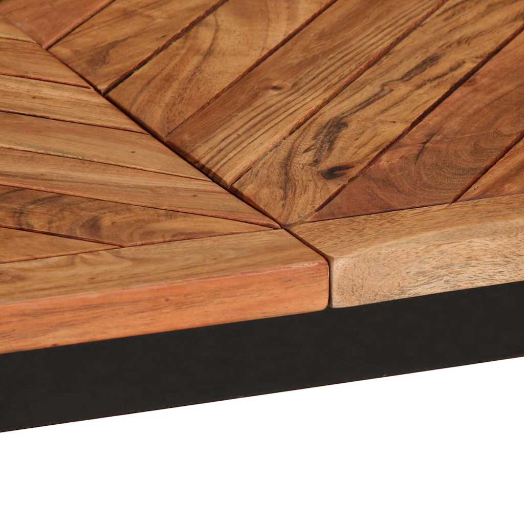 Dining Table 200x100x75 cm Solid Wood Acacia